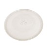 Distri+ - Plateau de verre compatible avec micro onde Bosch, Siemens, Beko, Brother, Daewoo, Samsung... - Diamètre : 255mm