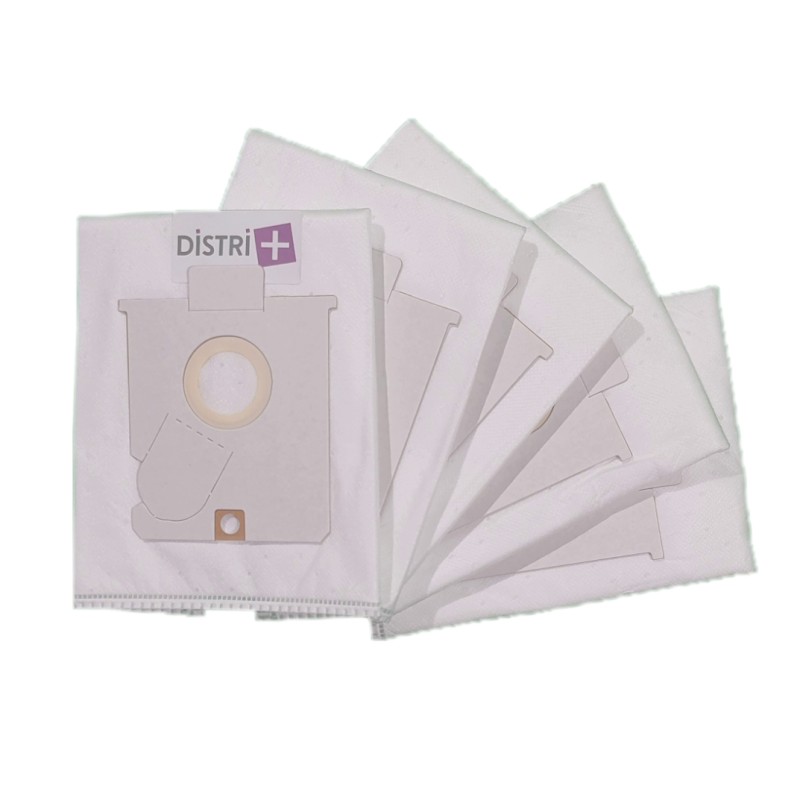 Distri+ - Sac aspirateur compatible AEG : GR22, GR23,... - Singer : T22, T23,... - La pochette de 5 sacs microfibre
