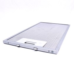 Distri+ - Filtre métal anti-graisse compatible avec hotte Bosch, De Dietrich, Neff, Siemens, Viva...  Alternative pour référ