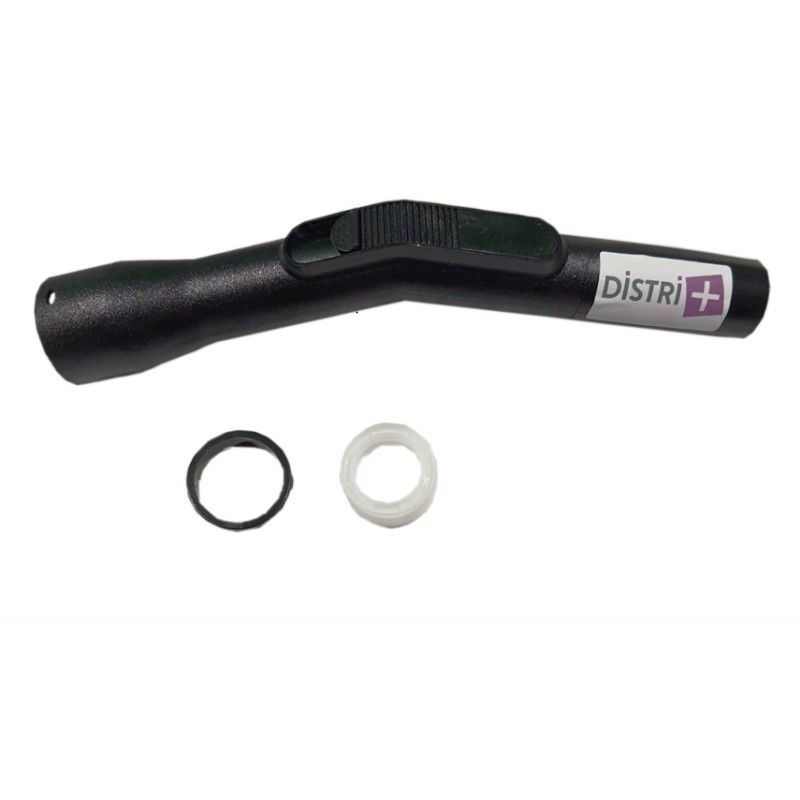 Distri+ - Poignée plastique avec réglage d'air pour aspirateur à clipser sur flexible diamètre 32mm intérieur et pour tube