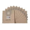 Distri+ - Sac aspirateur compatible avec Miele FJM, S246i, S261i, Série 300, Airclean, Bluemagic. - pochette de 10 sacs papier