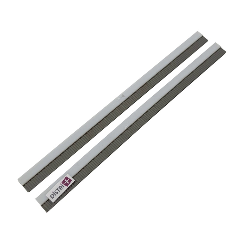 Distri+ - Jeu de 2 bandes caoutchouc pour suceur d'aspirateur en plastique WESSEL-WERK de largeur 37cm