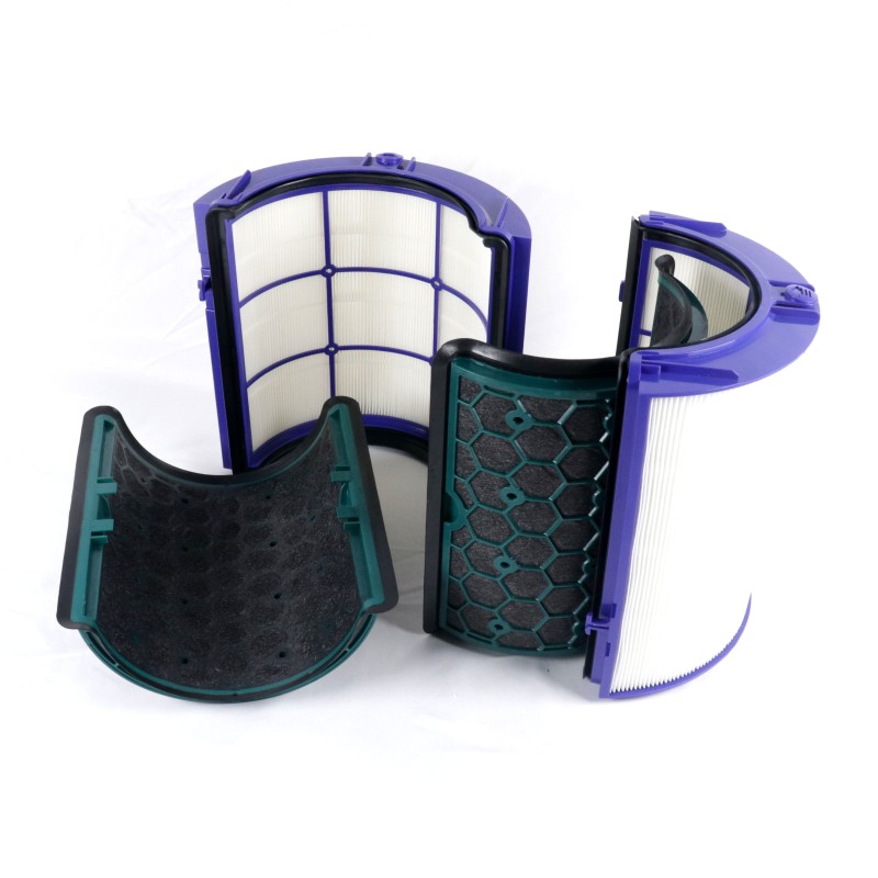 Distri+ - Filtre Hepa et charbon interne compatible avec purificateur d'air Dyson DP04, HP04, HP05, TP04, TP05... Alternative p