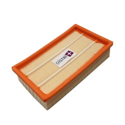 Distri+ - Filtre plissé plat pour aspirateur Karcher NT 20/1, NT25/1, NT35/1, NT45/1, 69042060. - Lot de 1 filtre