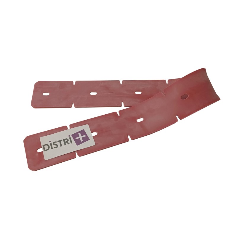 Distri+ - Raclette arrière en latex 38 Shore compatible pour autolaveuse EUREKA E36, E36B, E36C - Alternative pour référence