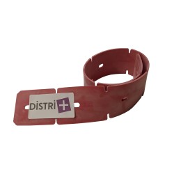 Distri+ - Raclette arrière en latex 38 Shore compatible pour autolaveuse EUREKA E36, E36B, E36C - Alternative pour référence