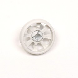 Distri+ - Roulette panier inférieur universel pour lave-vaisselles Beko, Bosch, Electrolux, Grundig, Hoover... Alternative pou