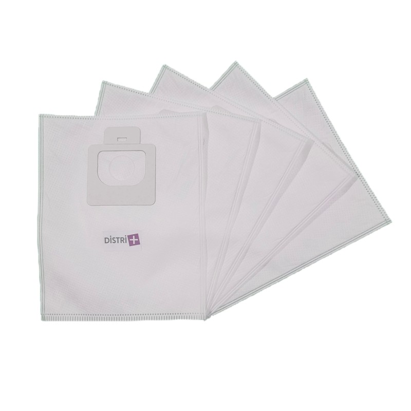 Distri+ - Sac aspirateur compatible MOULINEX SUPERTRIO, L29/31, POWERJET, BN4, BN5 CURTISS AP 7 (version 1) - Pochette de 5 sac