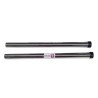 Distri+ - Lot de 2 tubes métal en acier chromé pour aspirateur - Diamètre : 32mm - Longueur 50cm
