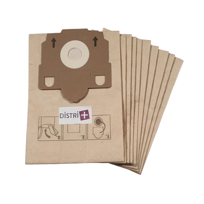 Distri+ - Sac aspirateur compatible TORNADO SERENYS 2810 à 2891, MAGNUM 4000 - VOLTA GEMINI, U2810, U2830... - La pochette de