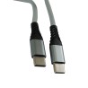 Distri+ - Câble de données et de charge USB-C vers USB-C - compatible Iphone 15 - 16 - Ipad - Mac Book (dés 2015) - Mac Book