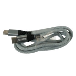 Distri+ - Câble de données et de charge USB-C vers USB-C - compatible Iphone 15 - 16 - Ipad - Mac Book (dés 2015) - Mac Book