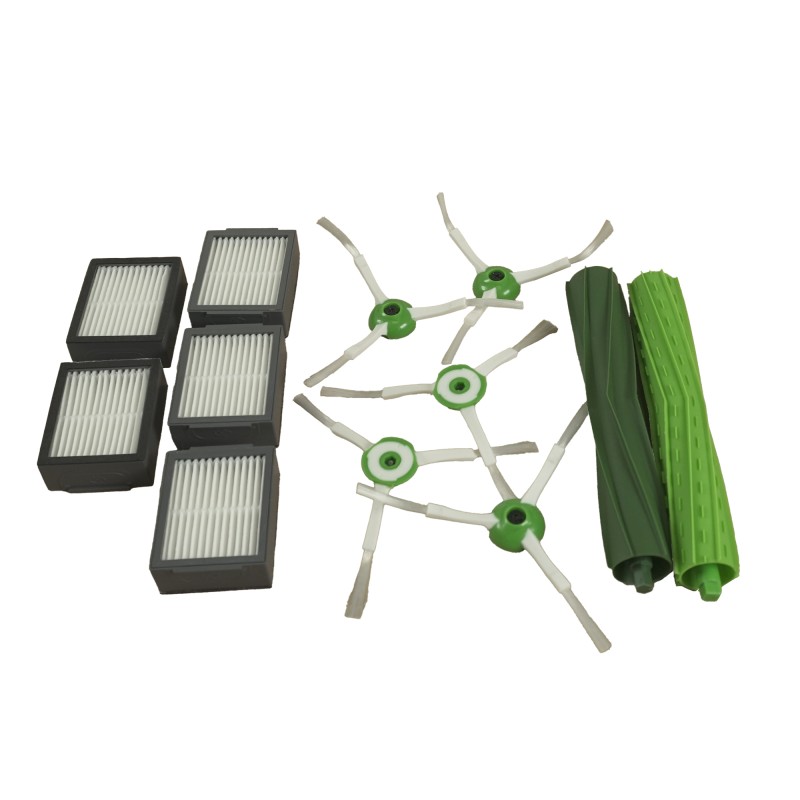 Distri+ - Kit de remplacement pour aspirateur robot - Compatible avec IRobot - Roomba E5/E6/E7 et I7