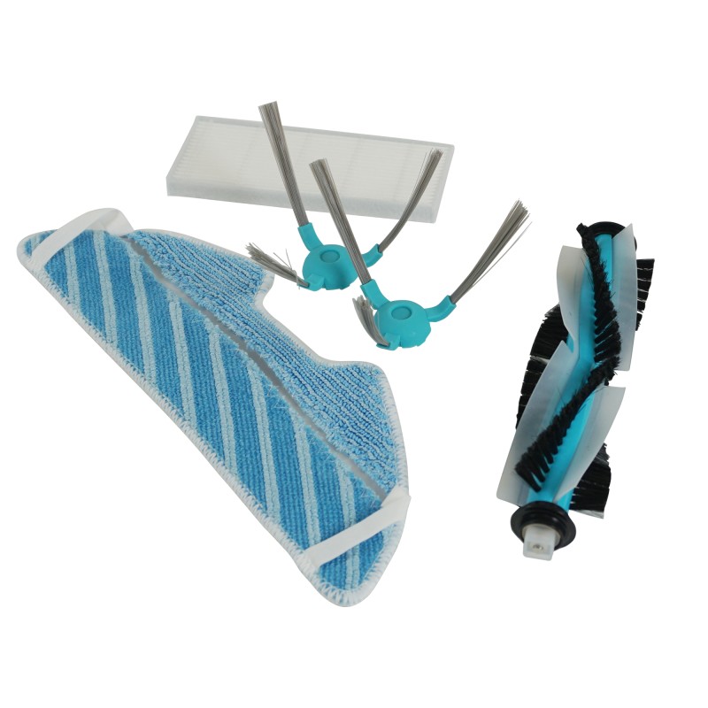Distri+ - Kit d'entretien de remplacement pour aspirateur robot - Compatible avec Cecotec Conga (1290 à 1590)