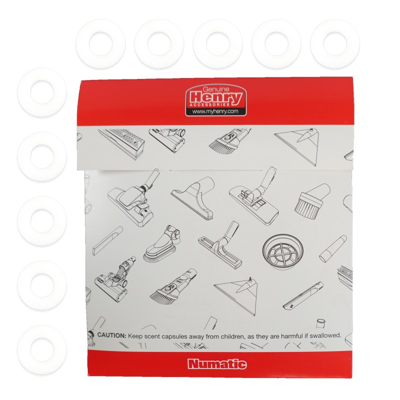 Distri+ - Capsules parfumées désodorisantes Passion pour aspirateur Numatic Quick – Lot de 10 – Référence d'origine 915350