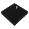 Distri+ - Filtre en mousse pour bac à poussière d'aspirateur - compatible avec Philips XB 2142