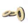 Lot de 3 disques brosse dure jaune compatibles cireuse Electrolux ZP14 AP8000 – Tornado Chambord LC500C – Kärcher FP303
