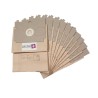 Lot de 10 sacs aspirateur papier compatibles Bauknecht – Rowenta Dymbo, RS005, RS007, ZR74.5 – DeLonghi Quick