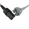 Câble d’alimentation aspirateur compatible Nilfisk Alto GM80 GM90 GM100 GS80 VP300 VP600 Saltix 10 – Soremap S12 – Tennant V6