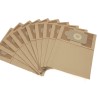 Lot de 10 sacs aspirateur papier compatibles Numatic Nupro 180, NUV180, Henry , NVM1B