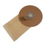 Lot de 10 sacs aspirateur papier compatibles Ghibli T1 V2, Wirbel W1 V2, ICA IPC Soteco YP1/5 Backpack