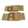 Lot de 10 sacs aspirateur papier compatibles Moulinex Powerpack, BQ1, BQ2, BQ3, Effimax, DJ1, DJ5