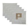 Lot de 5 sacs aspirateur microfibre compatibles Bluesky, Bluewind, Carrefour, Firstline, BVN1600, BVN1600 BRU