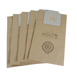 Distri+ - Sac aspirateur Karcher BV5/1, T5/1, T7/1, T9/1, T10/1, 69043330, 69043160.- La pochette de 5 sacs papier