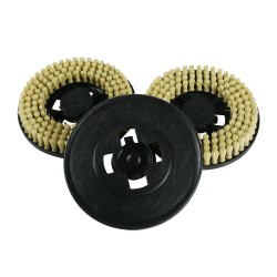 Distri+ - Disque de brosse dure jaune pour Cireuse Electrolux ZP14, AP8000 / Tornado : Chambord LC500C / KARCHER FP303... - Lot