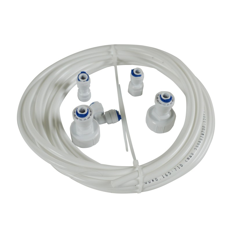 Distri+ - Kit de tuyau d'alimentation eau universel pour réfrigérateur type WF99