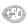 Distri+ - Kit de tuyau d'alimentation eau universel pour réfrigérateur type WF99