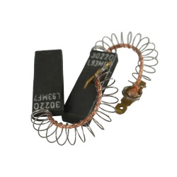 Distri+ - Paire de balais de charbon moteur pour lave-linge et sèche-linge type "équipementier" laminés  – Compatibles BSH