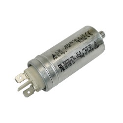 Distri+ - Condensateur de sèche-linge multi-modèles d'origine Ducati 8uF - Compatible avec Indesit - Hotpoint - Ariston