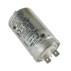 Distri+ - Condensateur de sèche-linge multi-modèles d'origine 7uF - Compatible avec Ariston, Creda, Crusader, Hotpoint, Indes