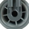 Distri+ - Roue de panier inférieur de lave-vaisselle compatible avec les séries BSH