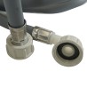 Distri+ - tuyau d'arrivée d'eau universel avec JOINT - femelle/femelle droit/coudé 3/4" - 6 m - lave linge et lave vaisselle