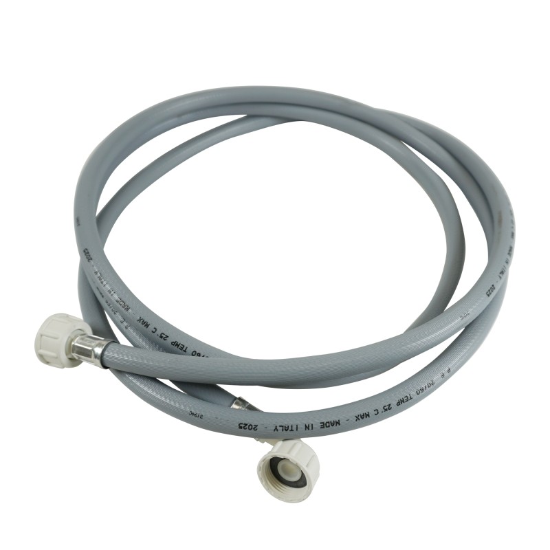 Distri+ - tuyau d'arrivée d'eau universel avec JOINT - femelle/femelle droit/coudé 3/4" - 6 m - lave linge et lave vaisselle