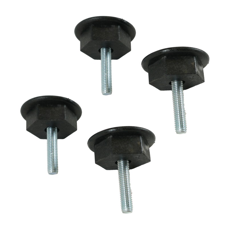 Distri+ - Lot de 4 Pieds réglables pour machine à laver - M8 x 35/50 mm