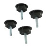Distri+ - Lot de 4 Pieds réglables pour machine à laver - M8 x 35/50 mm