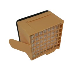 Distri+ - Lot de 4 filtres aspirateur (2 filtres Hepa, 2 filtres moteur) compatible avec Vorwerk Kobold VK 135 et VK 136