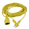 Distri+ - Rallonge prolongateur jaune H05VVF 3*1.5 mm² - 12,5 m