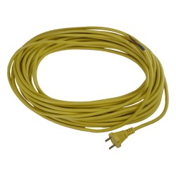 Distri+ - Câble d'alimentation jaune H05VVF 2 x 1,5 mm² - 15 m