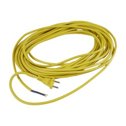 Distri+ - Câble d'alimentation jaune H05VVF 2 x 1,5 mm² - 15 m