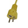 Distri+ - Câble d'alimentation jaune H05VVF 3 x 1,0 mm² - 15 m