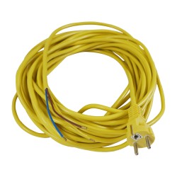 Distri+ - Câble d'alimentation jaune H05VVF 3 x 1,0 mm² - 15 m