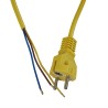 Distri+ - Câble d'alimentation jaune H05VVF 3 x 1,0 mm² - 15 m