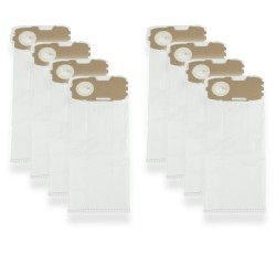 Distri+ - Sac Microfibre pour Aspirateur – Compatible Vorwerk VK118, VK119, VK120, VK121, VH122 - lot de 8