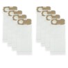 Distri+ - Sac Microfibre pour Aspirateur – Compatible Vorwerk VK118, VK119, VK120, VK121, VH122 - lot de 8
