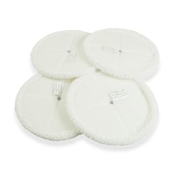 Distri+ - Lot de 4 Lingettes Lavables pour Nettoyeur Vapeur SpinWave – Compatible avec Bissell (Réf. B2131)