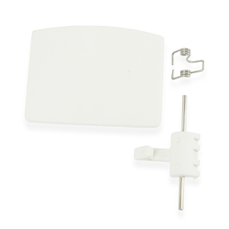 Distri+ - Kit poignée de hublot pour machine à laver - compatible avec Philips, Whirlpool - alternative à la réf. d'origine